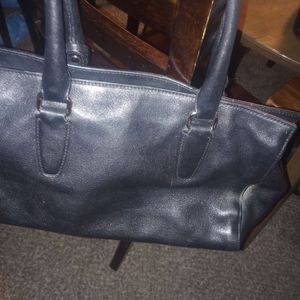 Coach legacy leather Chelsea carryall satchel #25359 black